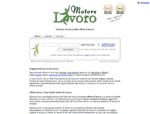 Tablet Screenshot of motorelavoro.it